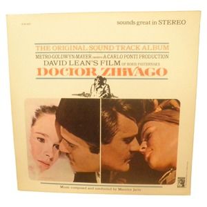 Doctor Zhivago Original Soundtrack LP 1968 MGM Repressed 1965 Released in Stereo
